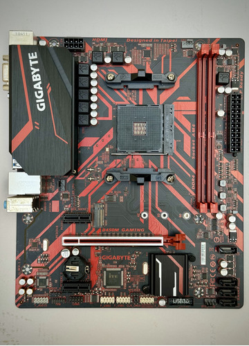 Placa-mãe Gigabyte P/ Amd Am4 B450m Gaming