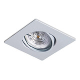 Spot Para Embutir Cuadrado De Aluminio 9x9cm Apto Dicro Led Gu10