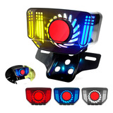 Luz Trasera De Freno Stop Motocicleta Universal Color Blue