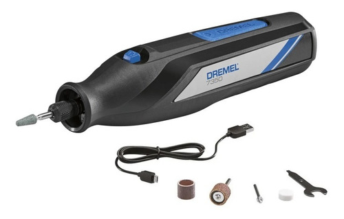 Minitorno Dremel 7350 Inalambrico + 5 Accesorios Lijar Pulir