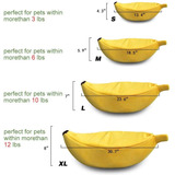 Petgrow  Cute Banana Cat Bed House, Christmas Pet Bed Soft