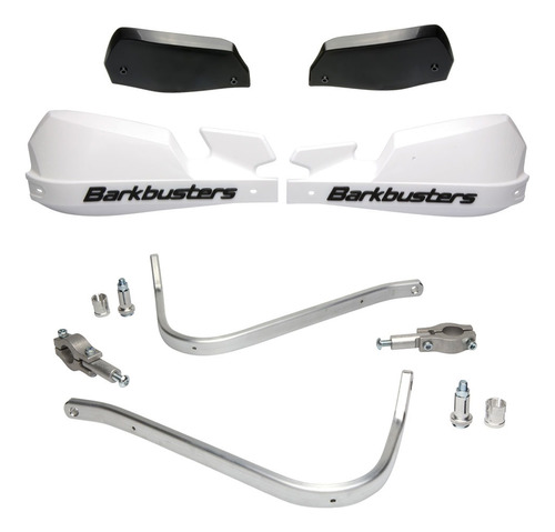 Cubre Manos Aluminio Para Honda Tornado 250 Blancos