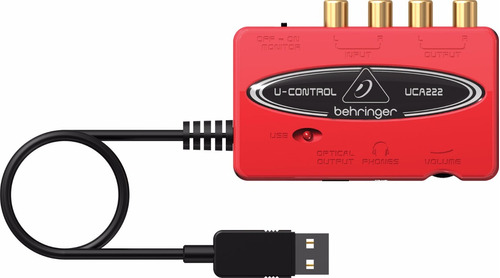 Interface De Audio Usb Con Salida Digital, Behringer Uca-222