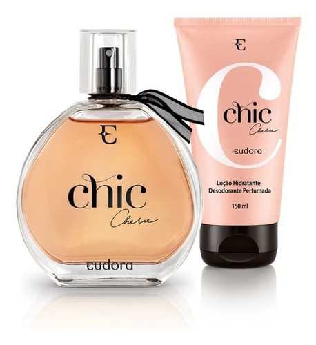 Presente Feminino Eudora Chic Cherie Perfume + Hidratante