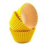 Capacillos N° 5 Para Cupcakes O Trufas Amarillo 100 Piezas