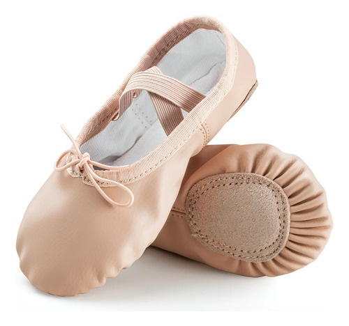 Zapatos De Ballet Para Niña Y Mujer, Piel De Pu Elástica | MercadoLibre