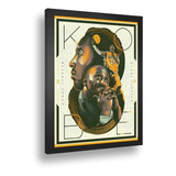 Quadro Decorativo Poste Kobe Bryant  Moldura E Vidro 60x43cm