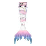 Top Tubo Sirena Para Niñas Cola De Pescado-410-110