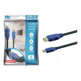 Cabo Mini Hdmi X Hdmi 5 Metros 2.0 Ethernet 5m 4k Ultra Hd