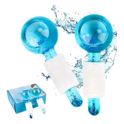 Masajeador Facial Bola Masajeadora Ice Globes Roller Arrugas Normal A Grasa Día/noche