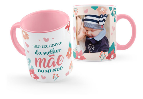 Presente Dia Das Mães Caneca Personalizada Com Foto Família