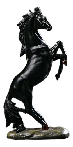 Vivid Cavalos Ornamentos Estatueta Realista Mão Curvo