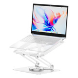 Laptop Stand For Desk With 360 Rotating Base, Computer Stand