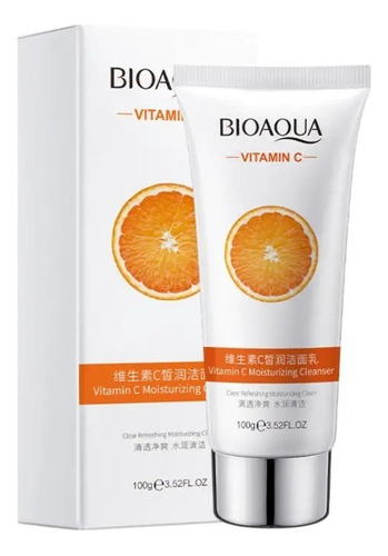Jabón Facial Bioaqua Vitamina C Limpieza Profunda Aclarante