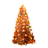 Dec.natal -árvore Dourada 120cm 60 Leds Bivolt -super Saldão