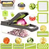 Cortador Picador De Verduras Manual Push Multifuncional