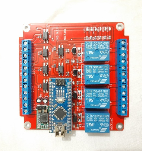 Arduino  Plc 6in/4out Rele 