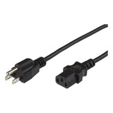 Cable De Poder 2m C13 - Computadores, Monitores, Impresoras