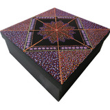 Caja Madera Mandalas Almacenamiento Joyero Regalo Organiza