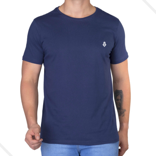 Camiseta Masculina Algodão Básica Camisa Atacado 30.1 Lisa