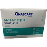 Gasa Estéril 5cmx5cm Caja 50 Sachet De 2 Unidades Cada Una