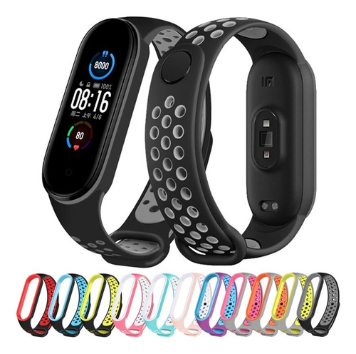 Correas Deportivas Compatible Con Mi Band7 Mas Lamina