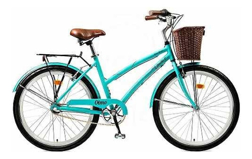 Bicicleta Urbana Femenina Olmo Amelie Plume Élégant R26 18  3v Freno V-brakes Color Negro  