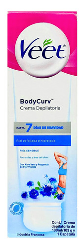 Veet Crema Depilatoria Axila Y Bikini Piel Sensible 100 Ml