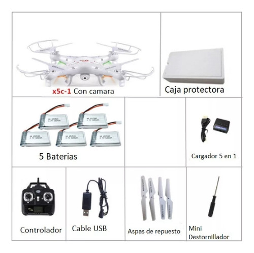 Drone Syma X5c Explorers Fly More Combo
