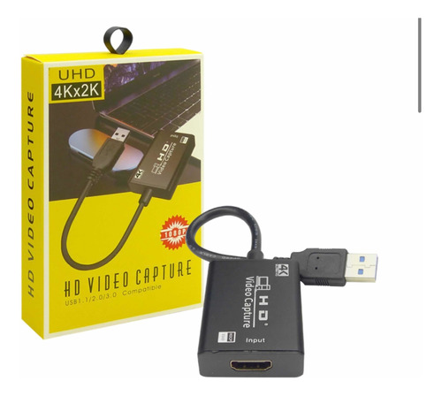 Capturadora De Video Hdmi, Con Cable Usb, 4k/1080p.