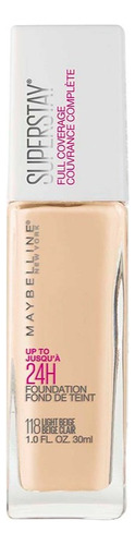 Base De Maquillaje Maybelline Superstay Tono 118 Light Beige 30ml