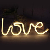 Letras Led Decorativas Diseño Love Tipo Neon