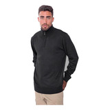 Sweater Medio Cierre Hombre Abrigado Premium Importado