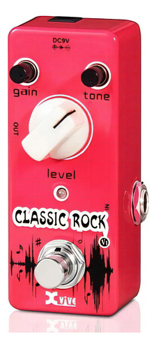 Micropedal Xvive Classic Moore Style Overdrive, Color Rosa