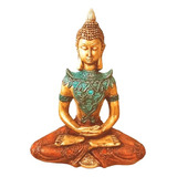 Buda Flaco Yeso Meditacion Estatua Gautama