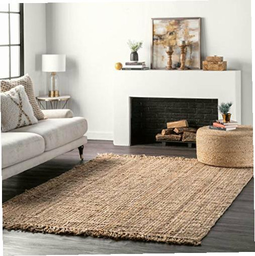 Nuloom Nccl01 Natura Collection Alfombra De Yute Natural