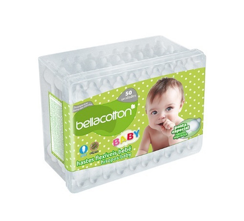 Cotonete Para Bebês Bellacotton Higiene Atacado Kit Com 9