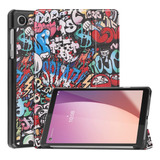 Funda Smart Para Lenovo Tab M8 4ta Gen. Graffiti