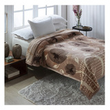 Cobertor Casal Dyuri Jolitex 1,80 X 2,20m Rachel Pesado Cor Nilo