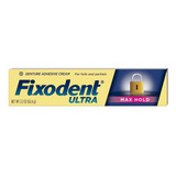 Fixodent Ultra Max Hold Dental Adhesivo, 2.2 Oz (paquete De