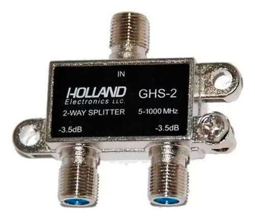 Divisor Derivador Splitter Coxial Por Dos Holland Ghs-2