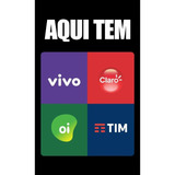 Recarga Celular Crédito Online Tim Oi Claro Vivo De R$ 20,00