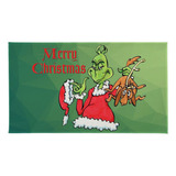 Quiltbl Tapete De Navidad Con Diseno De Grinchy Para Puerta