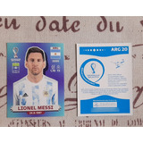 .- Lamina Lionel Messi Mundial Qatar 2022 Panini Original