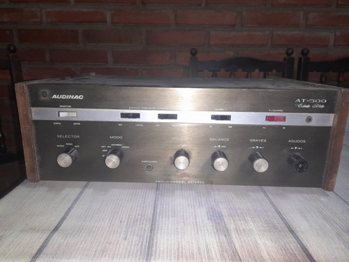Amplificador Estereo Audinac At500  A Revisar
