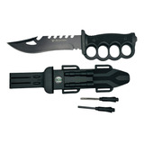 Cuchillo Táctico Militar Supervivencia Con Encendedor 31cm