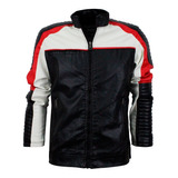 Chamarra Carrera Motos Vinipiel Hombre Biker Roosevelt 63