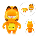 Memoria Usb 32gb Diseño Forma Figura De Garfield