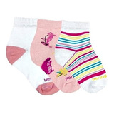 Kit Com 3 Pares De Meias Para Bebê 