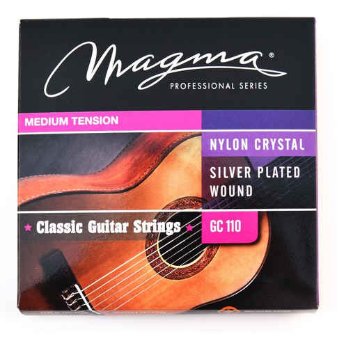 Encordado Para Guitarra Criolla Magma Tension Media Y Alta